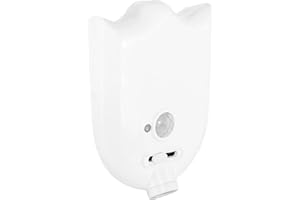 Toilet Target Light with 4 Rotating Projections & Motion Sensor - Fun Potty Training Light for Boys, Easy-Stick Bathroom Nigh