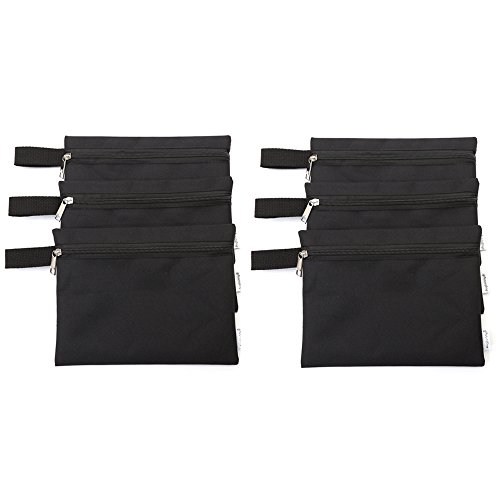 Augbunny 600D Zipper Multi-purpose Waterproof School Office Home Supply Organizers Pouch Tool Bag 6-pack