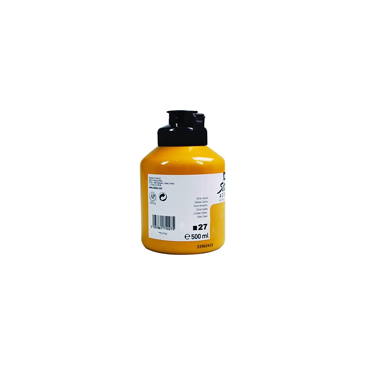 Studio Acrylics 500Milliliter Acrylic Paint, Yellow Ochre How To