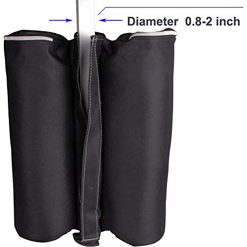 Goutime Canopy Weight Bags 4 x 40 lb for Pop Up Canopy Tent Legs, Gazebo Sand Bag Weights, Set
