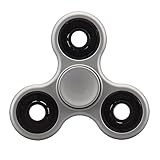 Balai Fidget Spinner Tri-Spinner Toy Stress Reducer Ceramic Bearing Relieve Anxiety and Boredom-Silver