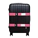Luggage Straps Suitcase Belts for Travel Bag Accessories 2 Pack (Pink)