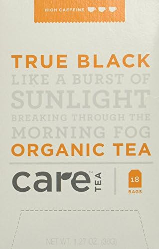 Care Tea True Black, 18 Count Box of Tea Bags (Packaging May Vary)