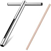 Sukiise Soil Sample Probe 12 Inch with T Handle, Soil Sampler Tool, Soil Test Kit, Soil Probe for Soil Sampling Plant Care Lawn Garden Farm