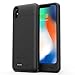 iPhone X Battery Case Version 1.0, ZeroLemon iPhone X 4000mAh Slim Juicer Extended Battery Case Rechargeable Charging Case for iPhone X [Apple Certified Connector]-Black
