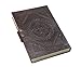 Mangalmurti handicrafts Writing Notebook - Antique Handmade Leather Bound Daily Notepad for Men & Women Unlined Paper Medium 7 x 5 Inches, Best Gift for Art Sketchbook,Travel Diary (Brown)