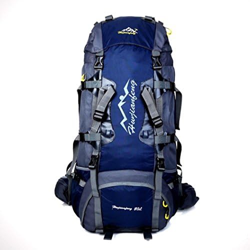 OUBAO 80L Waterproof Sports Tactical Camping Hiking Luggage Backpack (Dark Blue)