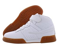 Fila unisex-child F-13,White/White/Gum,6 Big Kid