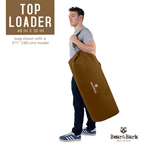 Top Load Duffle Bag Coyote Brown 48x30" 177L Extra Large Canvas