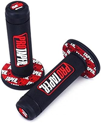 Motorcycle Gel Rubber handlebar grips Handle Grips For KTM Honda Yamaha Kawasaki Suzuki Drit Bike (Pro Red)