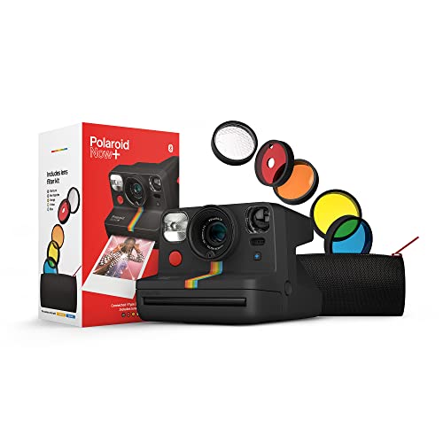 Polaroid Now+ Sofortbildkamera i-Type – Schwarz, Keine Filme