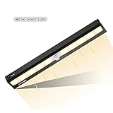 Levin 10 LED Wireless Portable Motion-Activated Sensor Light Bar Stick-On Anyplace with Magnetic Strip Rechargeable Black