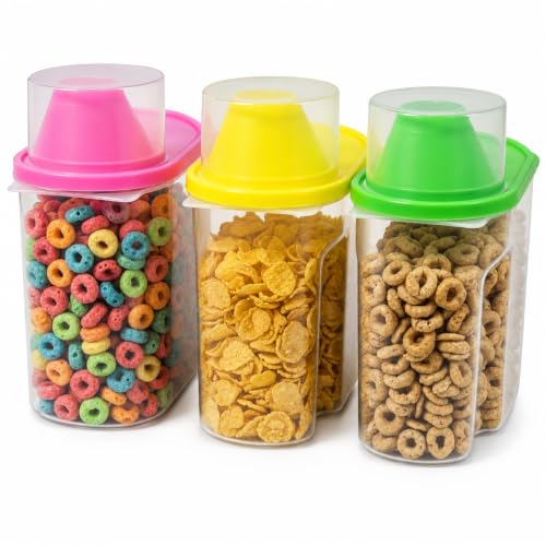 Basicwise 3 Small Airtight Food Storage Containers