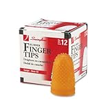 Rubber Finger Pads, 3/4 Open End Inside Diameter, Size 13, Dozen