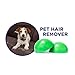 Dryer Ball Pet Hair Remover for Laundry - Reusable Two Pack Traps Stubborn Dog-Cat Fur and Dander- Removes Lint from Clothing- Furniture-Bedding-Car Seats and Much More