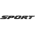 HHLOU Sport Letter Emblem Trunk Lid Rear Logo Badge Fits Honda Accord Civic 2017-2023 (Matte Black)