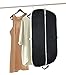 MISSLO Black Zippered Hanging Garment Suit Bag 42