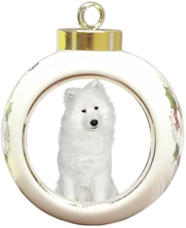samoyed christmas ornament