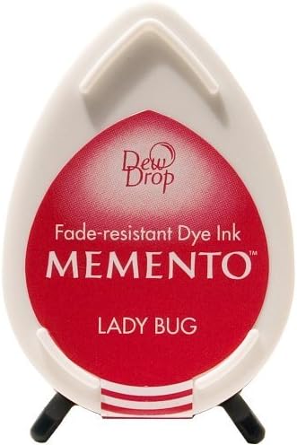 Memento Dew Drop Ink Pads Tsukineko Dew Drop Pad, Lady Bug by Memento Dew Drop Ink Pads