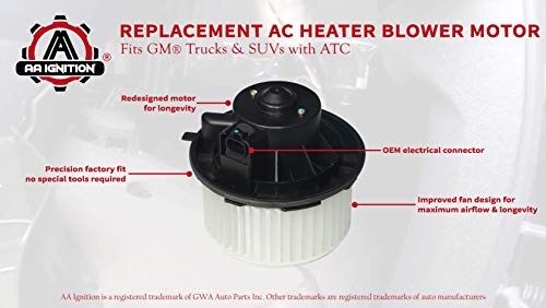 3 Heater+Blower+Motor+Silverado+Temperature