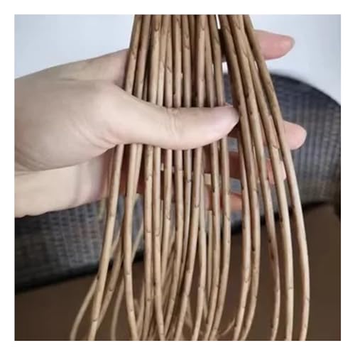 ECYC Ltd 500g 4mm Plastic Round Rattan Repair Kit, Rattan Wicker Repair Supplies Synthetic Rattan Weaving Material Rattan Repair Strips for Repairing Patio Furniture, Wicker Chair, Storage Basket