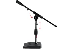 Gator Frameworks GFW-MIC-0821 Compact Base Bass Drum and Amp Mic Stand