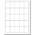 Amazon.com : White 1 1/2" x 2" Labels - 625 Labels (25 Sheets) - Inkjet ...