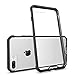 iPhone 7 Plus Case Clear, Pajuva PC+TPU Transparent Case Thin for iPhone 7 Plus Crystal Clear Case With Bumper (Black)