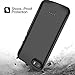 Battery Case for iPhone 5/5S/SE,FNSON 4000mAh Portable Charger Case Upgraded Version Extended Battery Pack Protective Backup Charging Case for iPhone 5/5S/SE Power Bank - Black