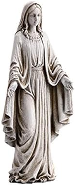 Avalon Gallery Our Lady of Grace Resin Garden Statue Figurine, 11 1/2 Inch