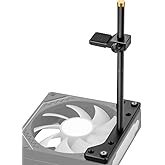 GPU Support Bracket, GPU Holder Stand, Adjustable GPU Sag Bracket Graphics Card Support for 12cm Fan Mount CNC Aluminum (0.63-6.3inch)