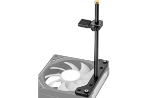 GPU Support Bracket, GPU Holder Stand, Adjustable GPU Sag Bracket Graphics Card Support for 12cm Fan Mount CNC Aluminum (0.63-6.3inch)