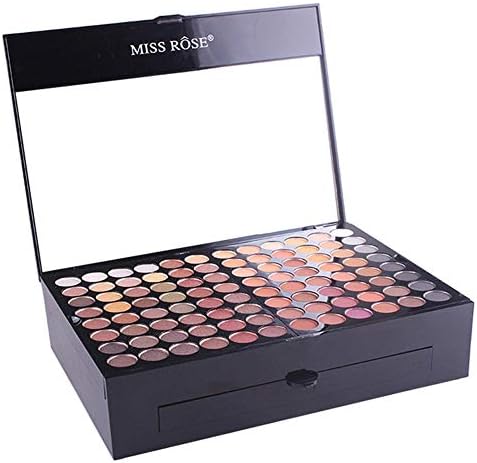 KVBIL Miss Rose Eyeshadow Makeup Kit Full Professional Make Up Palette Concealer Blusher Piano Shape Beauty Women Cosmetic Case