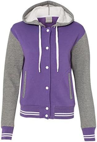 MV Sport Women's Varsity Sweatshirt, X-Large, Orchid/Graphite