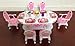 Gloria Dollhouse Furniture - Dining Room Playset
