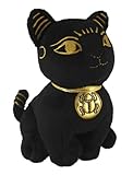 Black Egyptian Toy Cat Goddess Bastet Figure Bast Stuffed Plush Animal