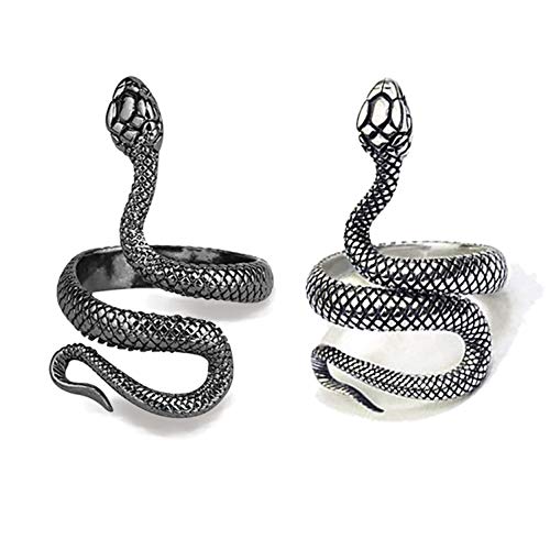 41oHg1zASaL 2PCS Anillo de Serpiente, Anillo de Serpiente de Moda para Mujer,Anillo de Joyería Vintage En Forma De Abierto Ajustable… 2PCS Anillo de Serpiente, Anillo de Serpiente de Moda para Mujer,Anillo de Joyería Vintage En Forma De Abierto Ajustable…