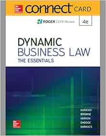 Connect Access Card For Dynamic Business Law The