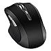 Tsmine Silent Rechargeable Wireless Mouse Noiseless Mute Mouse,3 Adjustable DPI,6 Buttons for for Laptop, MacBook 2017 and Android OS Tablet, Black