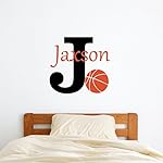 Personalized Name Basketball Wall Decal