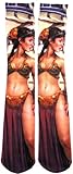 Star Wars Princess Leia Art Women's Tube Knee High Socks Shoe Size 4-10 White