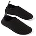 Barefoot Shoes Water Sports Shoes Quick-Dry Aqua Yoga Socks for Women Men Kids (L: (Women:9.5-10.5/Men:7.5-8), Black)