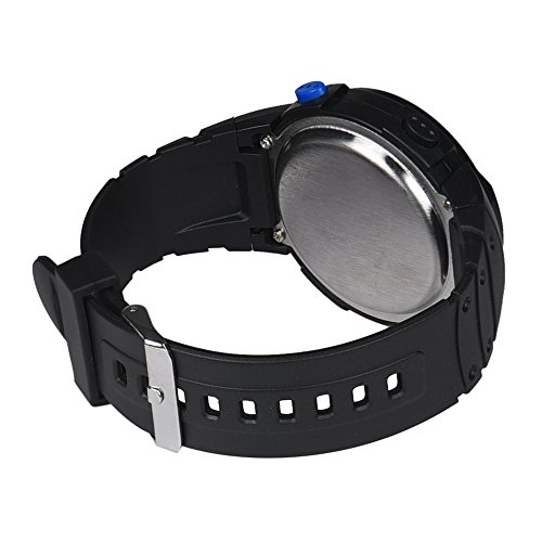 Sport Watch, 50M Waterproof Watch, Sport Wrist Watch for Men Women Kids, Digital Watch with Alarm Date and Time (Black1) - Thumbnail 3