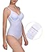 LastFor1 Women's Bodysuit Plus Size Underwire Comfort Soft Adjustable Everyday Body Briefer Tank Camisole White M