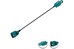 POBADY Fakra Z Cable Fakra Z Male to Fakra Z Female RF Coax Cable 6in/15cm Fakra Z Female to Male Vehicle Car Antenna Extension Cable RG174 for Car Stereo GPS Navigation