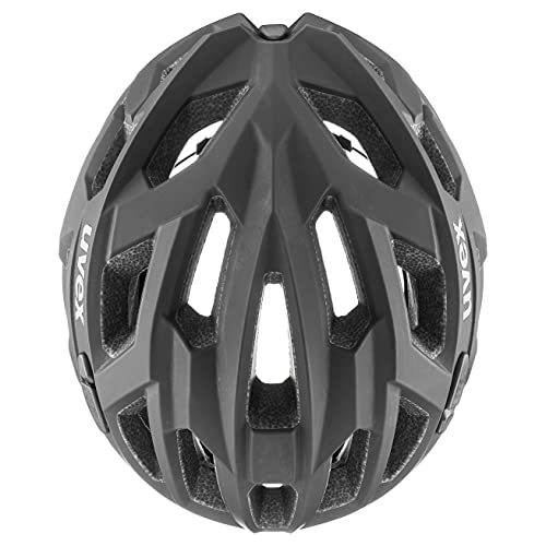 uvex Race 7 - sicherer Performance-Helm für Damen und Herren - individuelle Größenanpassung - extra Aufprall-Schutz - Black - 56-61 cm 8