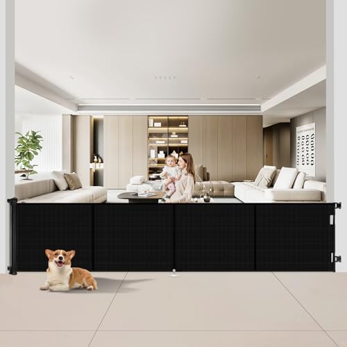 Miumoon PL014 Retractable Dog Gate