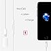 iPhone 7 Adapter & Splitter, Dual Lightning Headphone Audio & Charge Adapter for iPhone 7 / 7 Plus, Compatible for iOS10.3 With Music Control and Phone Communication