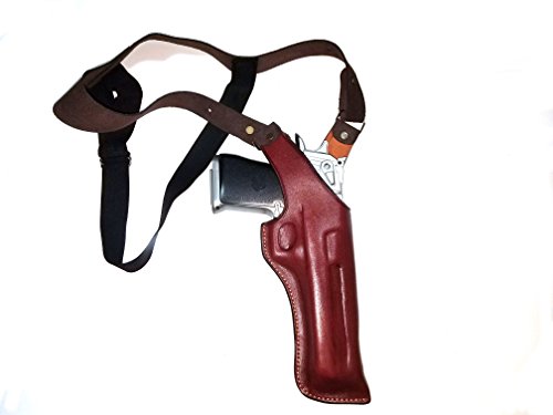 Prestige Desert Eagle FITS All CALIBERS with 6'' Vertical Shoulder Leather Holster