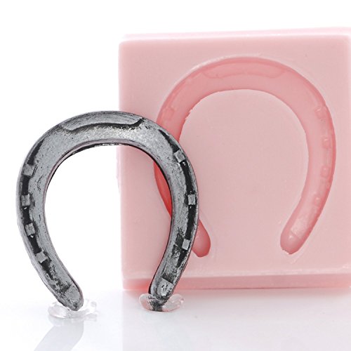 Small Horse Shoe Silicone Mold Chocolate, Fondant, Candy, Resin, Clay, Flexible and Easy to Use.